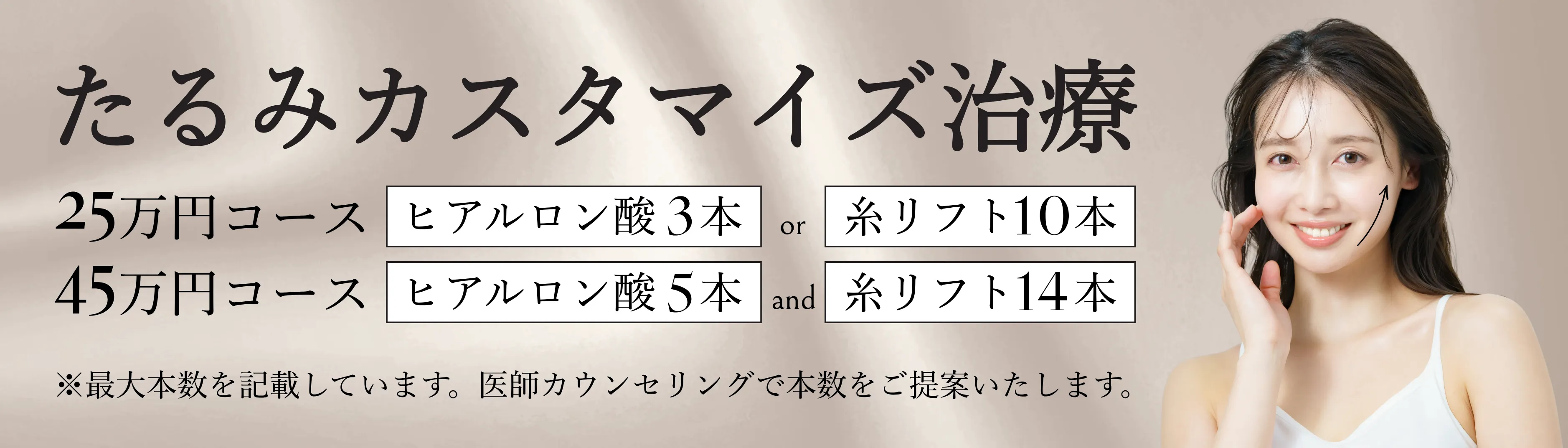 たるみカスタマイズ治療