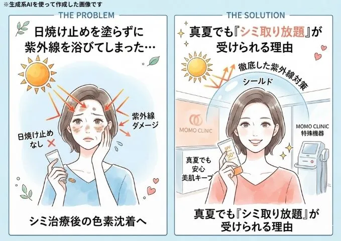 シミ取り放題」は真夏でも可能！？再発リスク最小限のBBL HEROを徹底
